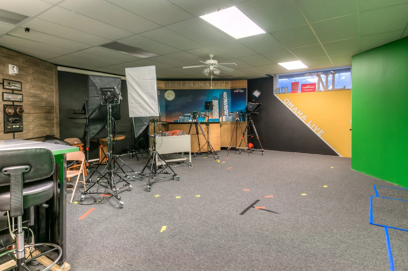 Studio 108 photography space in Omaha